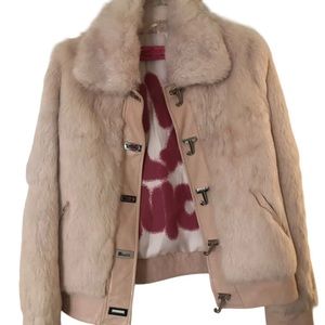 Juicy couture fur habbit coat